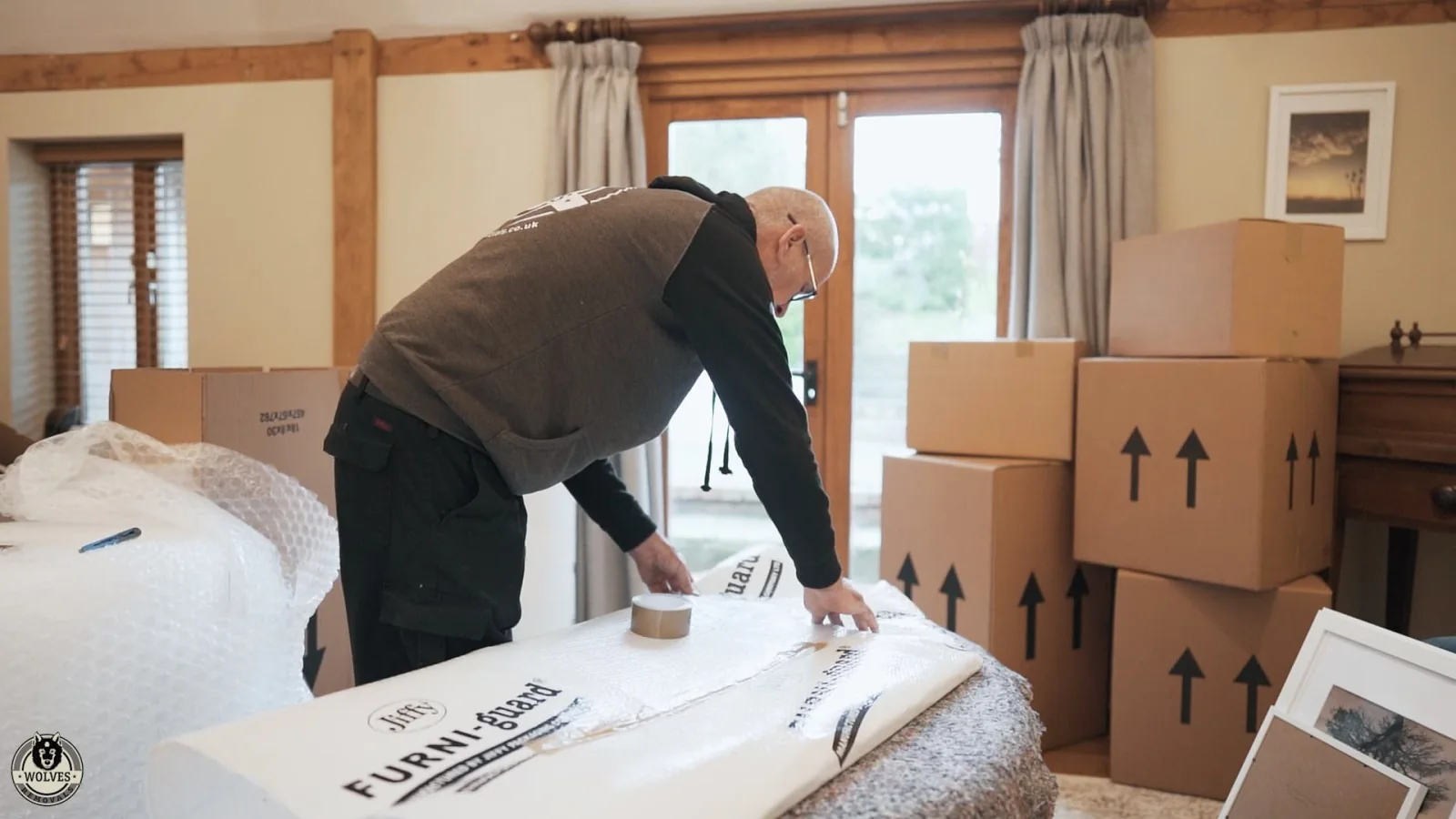 Wolves Removals export packing service